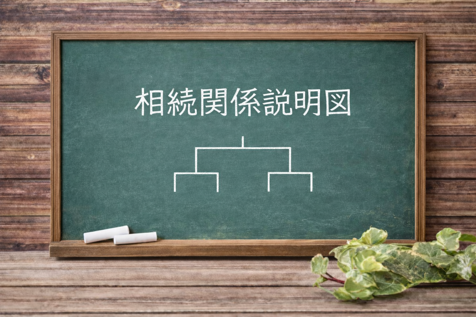 相続関係説明図とは？書き方と記載例【テンプレート付き】