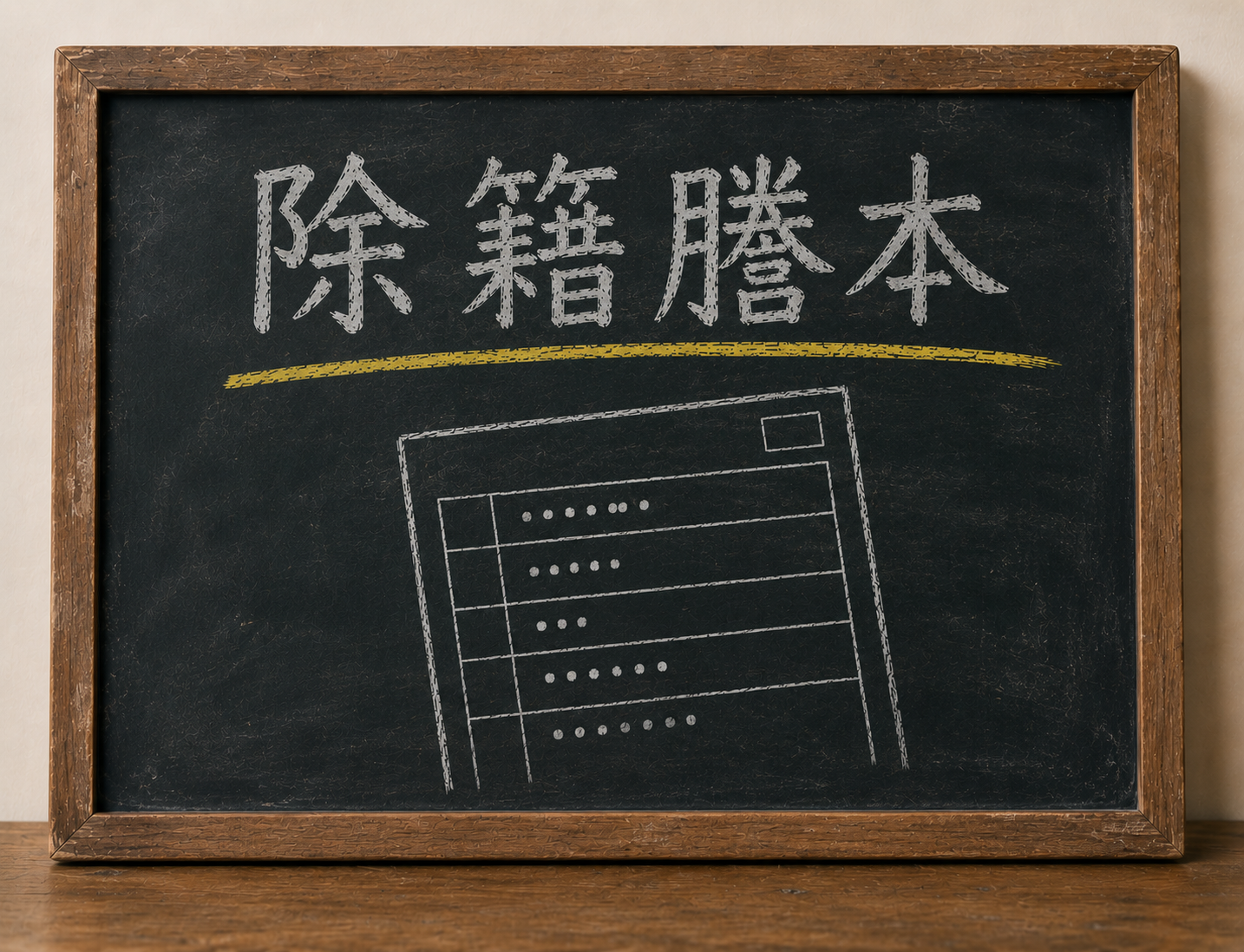 除籍謄本とは？戸籍謄本との違いと取得方法を解説