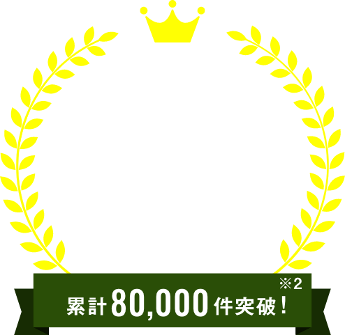 No.1国内トップシェア